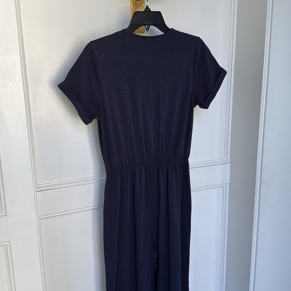 Anthropologie Saturday Sunday Elmira Jumpsuit Romper Navy Blue Color size Small - Picture 9 of 10
